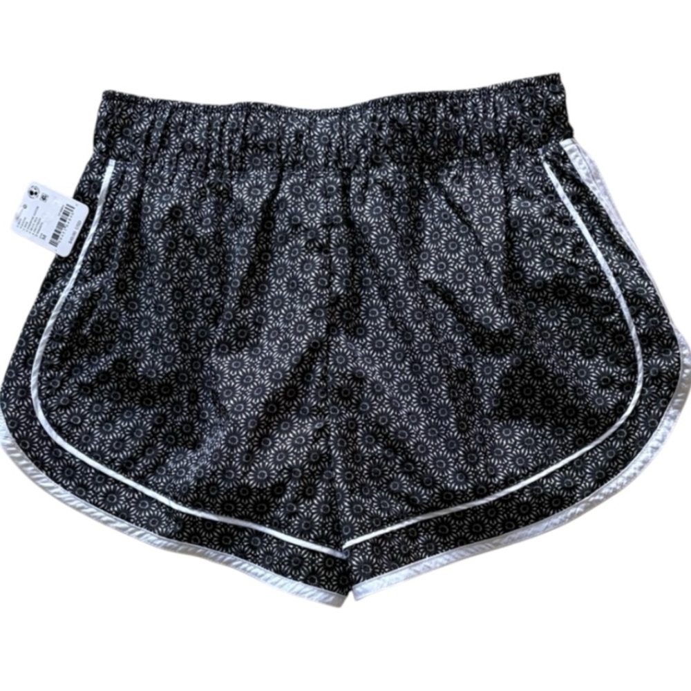 Free People Movement Varsity Blues Printed Shorts Starburst Geo-Black Combo - Picture 9 of 11